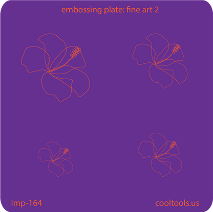 Jewelry Embossing Plate - Fine Art 2 - Cool Tools