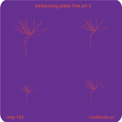 Jewelry Embossing Plate - Fine Art 3 - Cool Tools