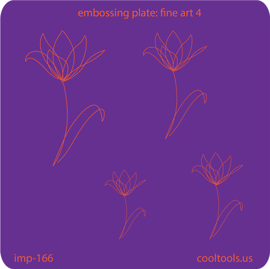 Jewelry Embossing Plate - Fine Art 4