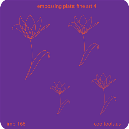 Jewelry Embossing Plate - Fine Art 4 - Cool Tools