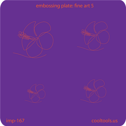 Jewelry Embossing Plate - Fine Art 5 - Cool Tools