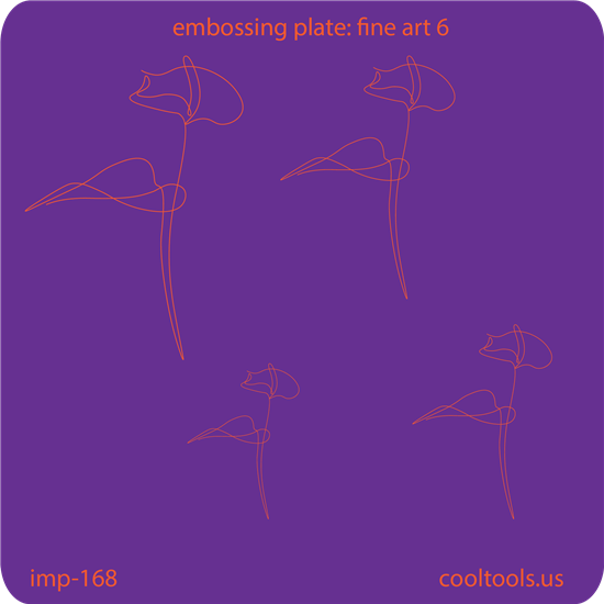 Jewelry Embossing Plate - Fine Art 6