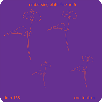 Jewelry Embossing Plate - Fine Art 6 - Cool Tools