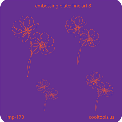 Jewelry Embossing Plate - Fine Art 8 - Cool Tools