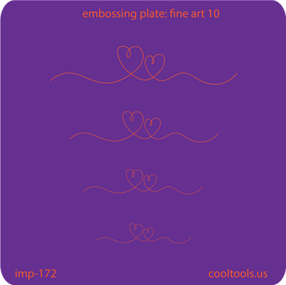 Jewelry Embossing Plate - Fine Art 10 - Cool Tools