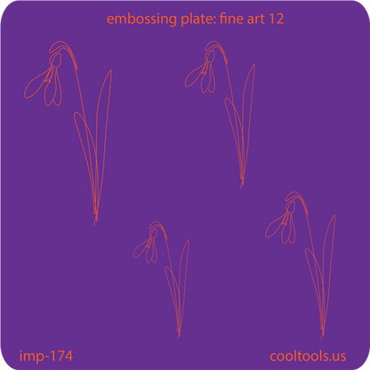 Jewelry Embossing Plate - Fine Art 12 - Cool Tools
