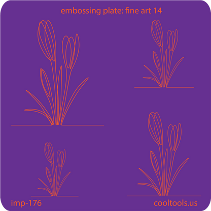 Jewelry Embossing Plate - Fine Art 14 - Cool Tools