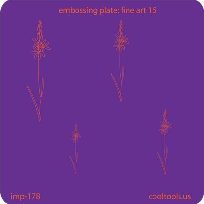 Jewelry Embossing Plate - Fine Art 16 - Cool Tools