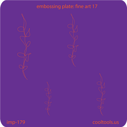 Jewelry Embossing Plate - Fine Art 17 - Cool Tools