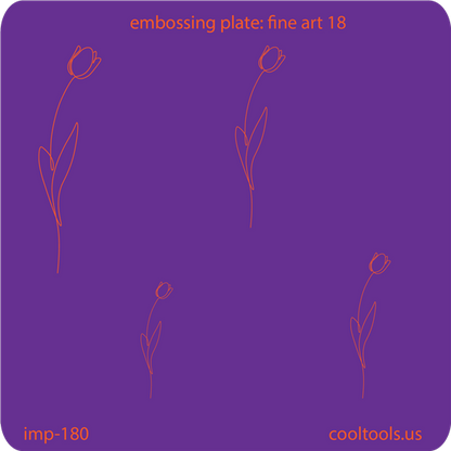 Jewelry Embossing Plate - Fine Art 18 - Cool Tools