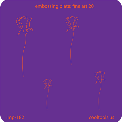 Jewelry Embossing Plate - Fine Art 20 - Cool Tools