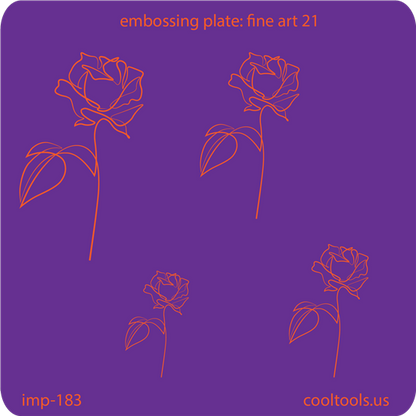 Jewelry Embossing Plate - Fine Art 21 - Cool Tools
