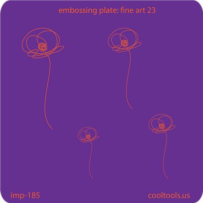 Jewelry Embossing Plate - Fine Art 23 - Cool Tools