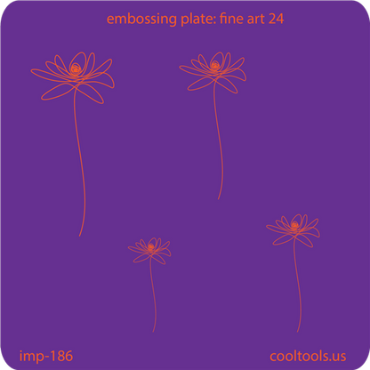 Jewelry Embossing Plate - Fine Art 24 - Cool Tools