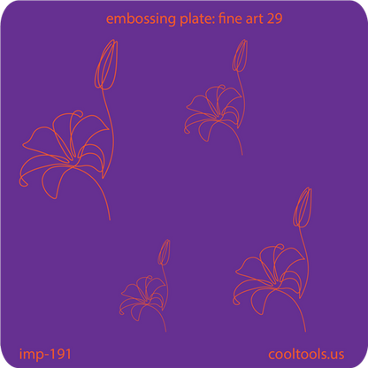 Jewelry Embossing Plate - Fine Art 29 - Cool Tools