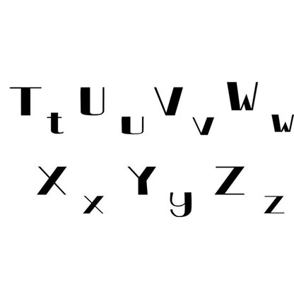 Jewel Stamps - Initials Complete Alphabet - Classic Deco - Cool Tools