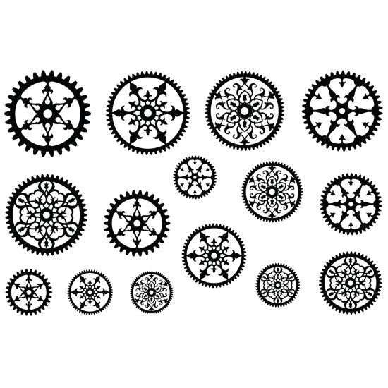 Jewel Stamps - Filigree Gears 2 design