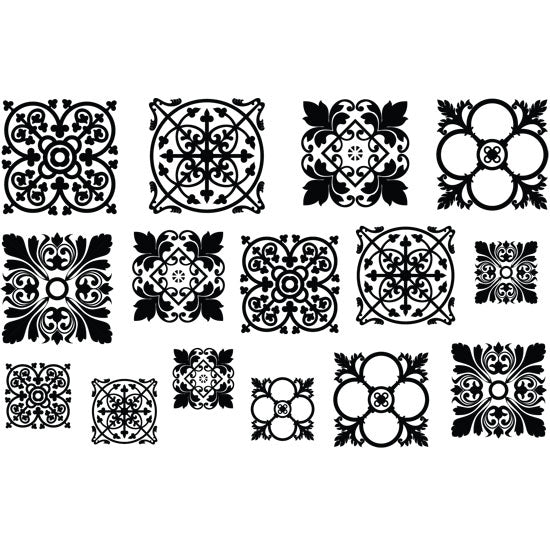 Jewel Stamps - Filigree Squares 1 design