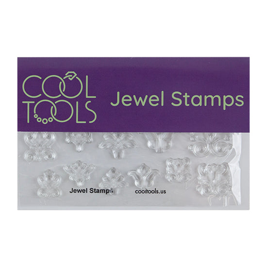 Jewel Stamps - Floral Fleur de Lis 1 package