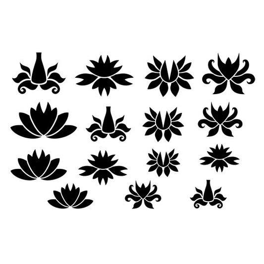 Jewel Stamps - Water Lilies 1 design