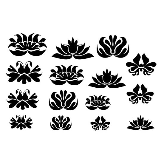 Jewel Stamps - Water Lilies 2 – Cool Tools