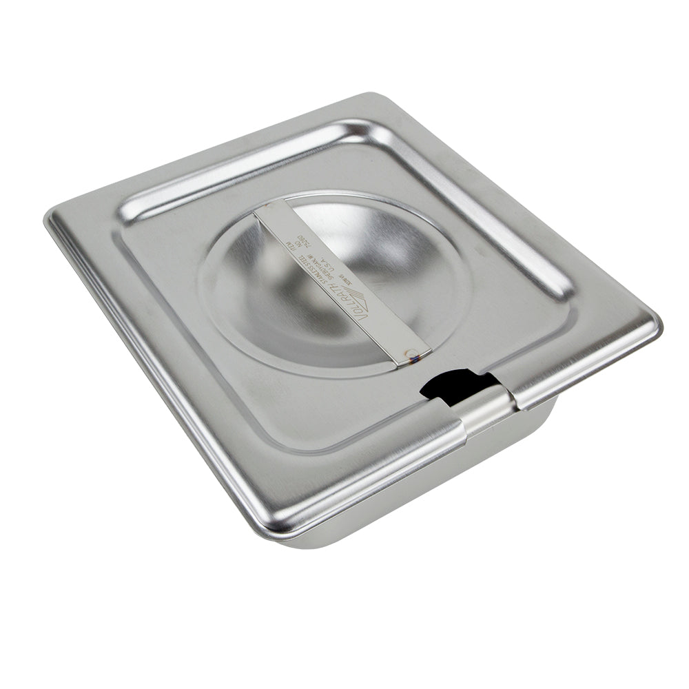 firing pan with slotted lid