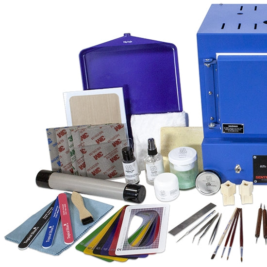 Deluxe Metal Clay Starter Tool Kit with Paragon SC2 Kiln Cool Tools