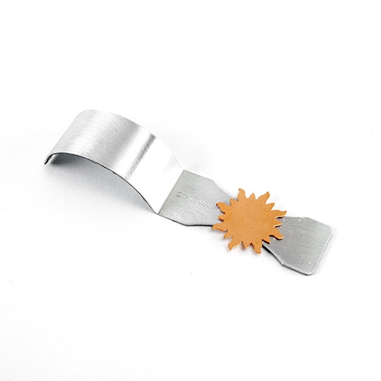 metal Enameling Spatula with metal blank