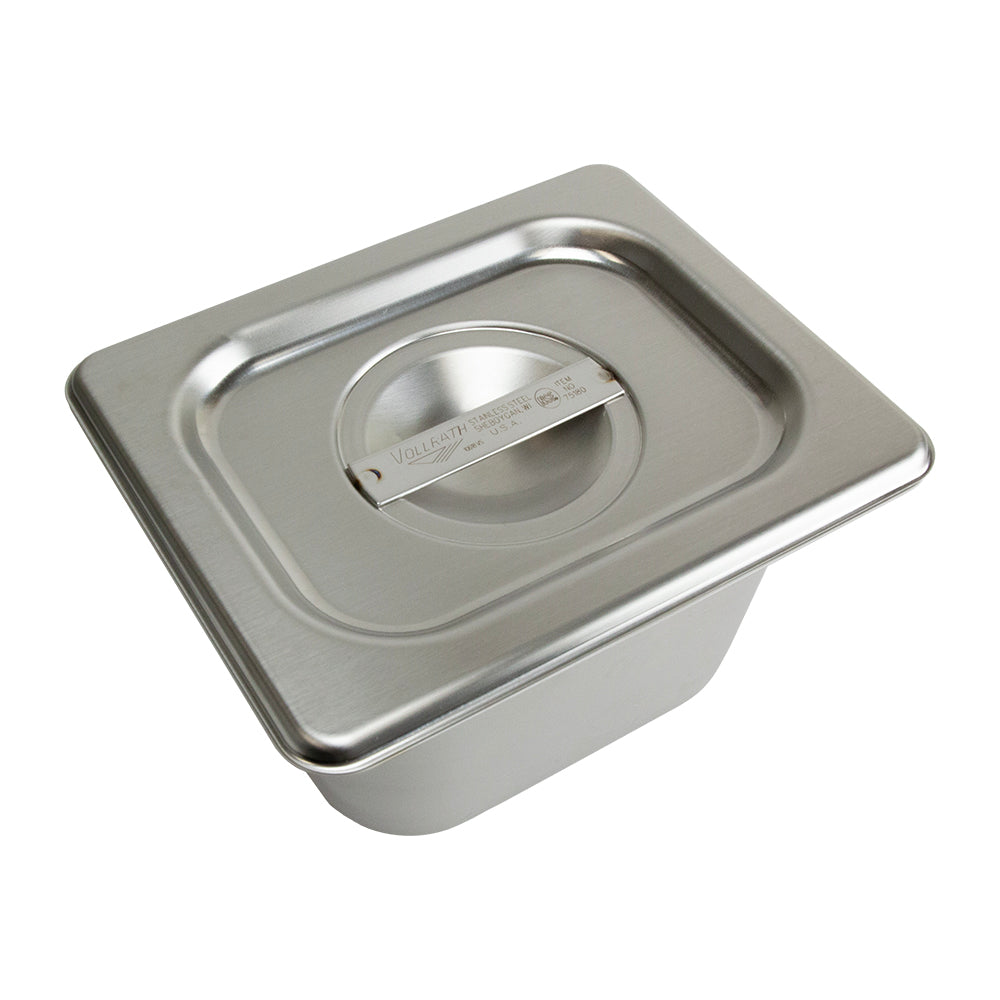 metal Firing Pan - Narrow - 4" high with lid