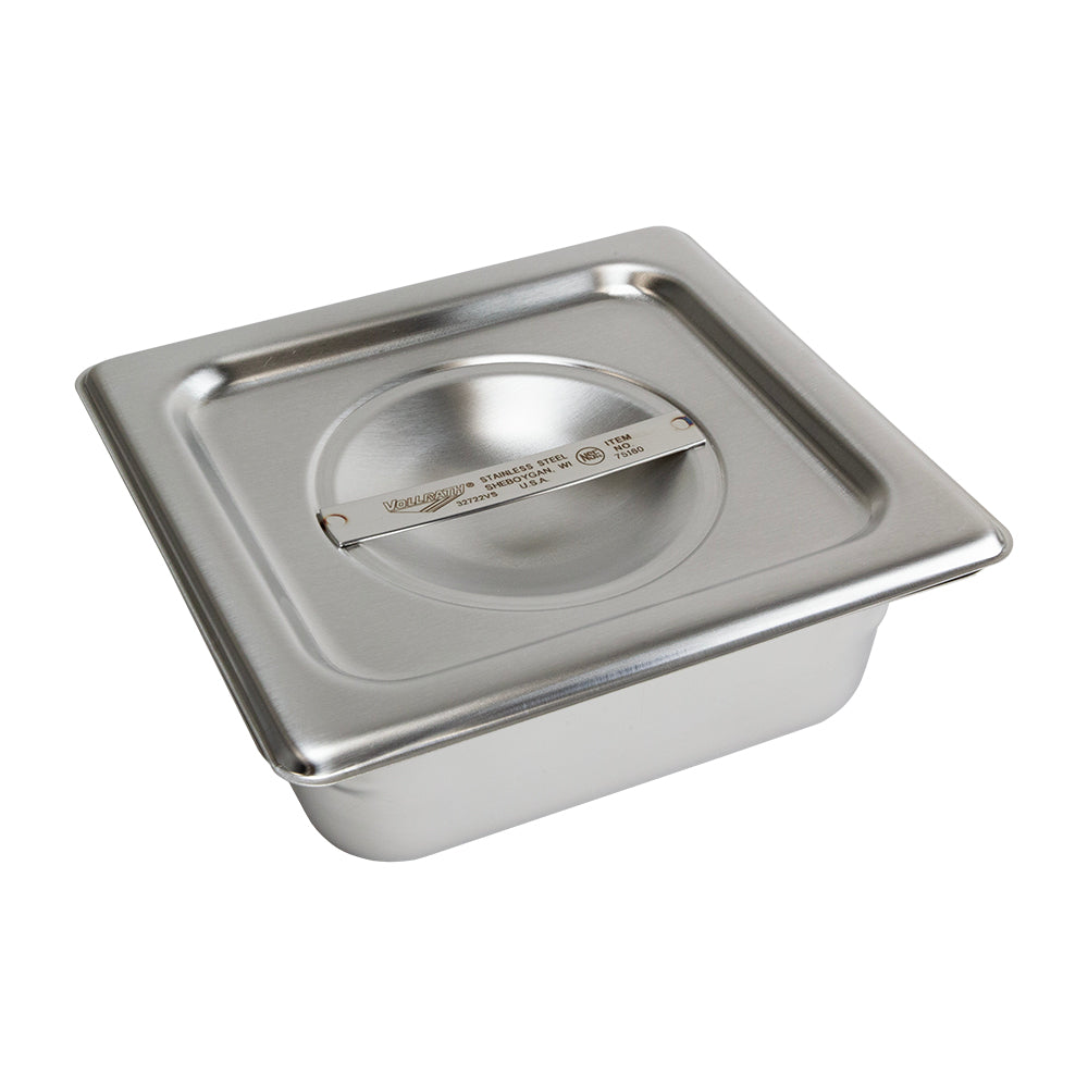 metal Firing Pan - Standard - 2-1/2" high with lid