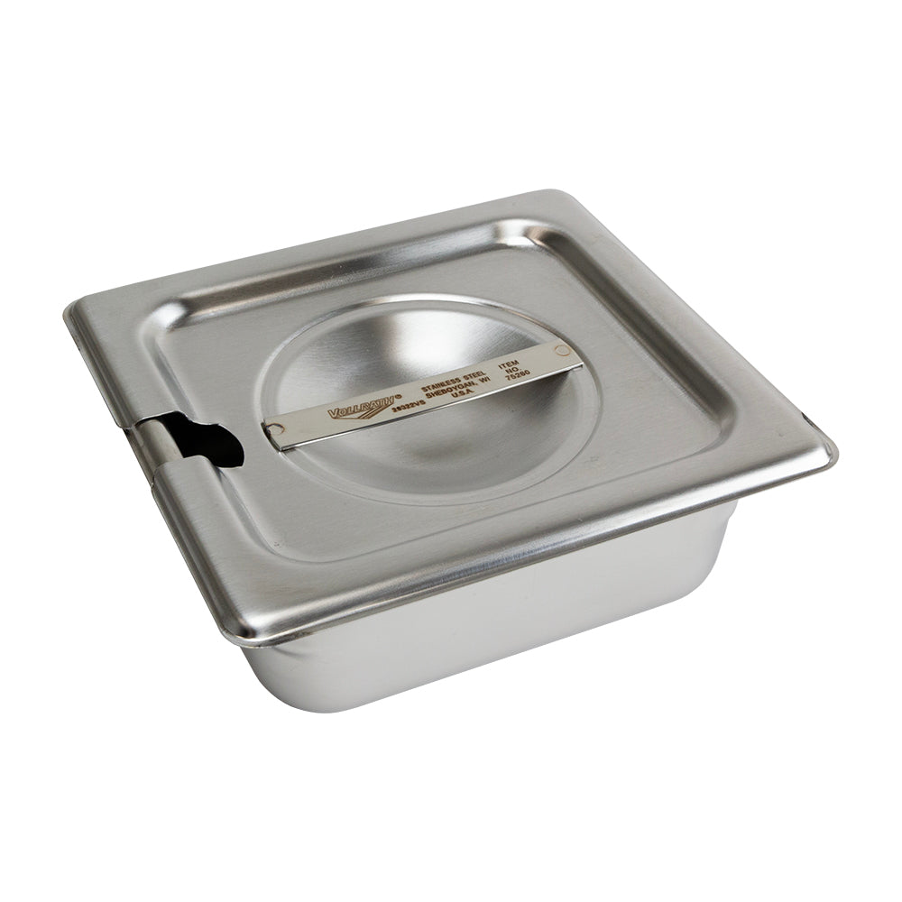 metal Firing Pan - Standard - 2-1/2" high with slotted lid