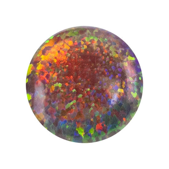 Imitation Red Opal Gemstone - Cabochon Round