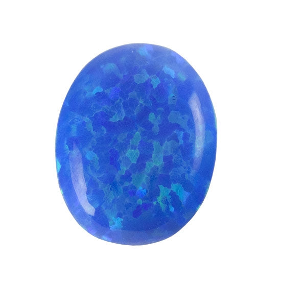 Imitation Peacock Opal Gemstone - Cabochon Oval