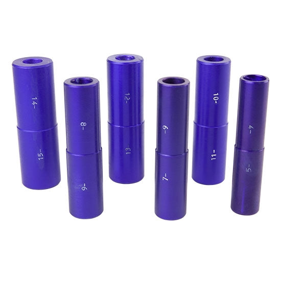 purple metal Mandrel - Multi Mandrel - Half Size Mandrels