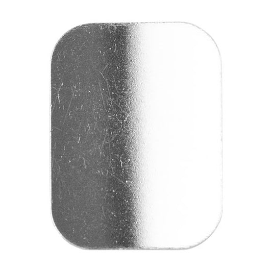 Fine Silver  Rounded Rectangle