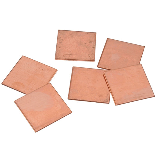 6 Copper Shape - Square - 1"