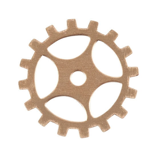 Copper Shape - Gear with Spokes - 3/4"