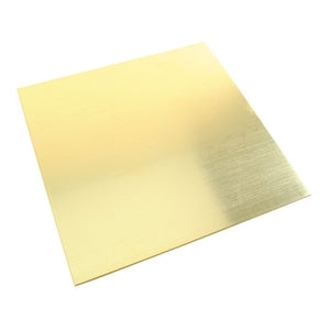 Metal Sheet - Red Brass - Square 6"