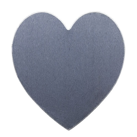 Nickel Shape - Heart - 1-1/2" Pkg/2