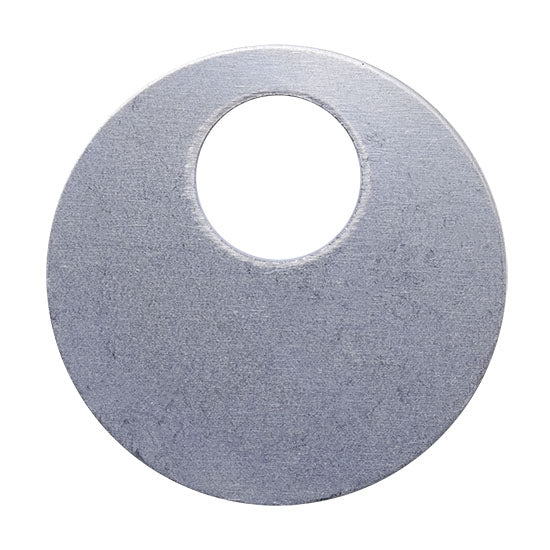 Nickel Shape - Circle Pendant - 7/8" Pkg/4