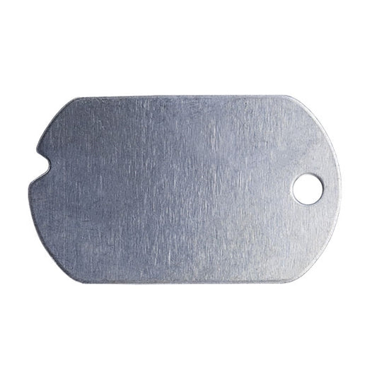 Nickel Shape - Dog Tag Pendant - 1-1/4" Pkg/6