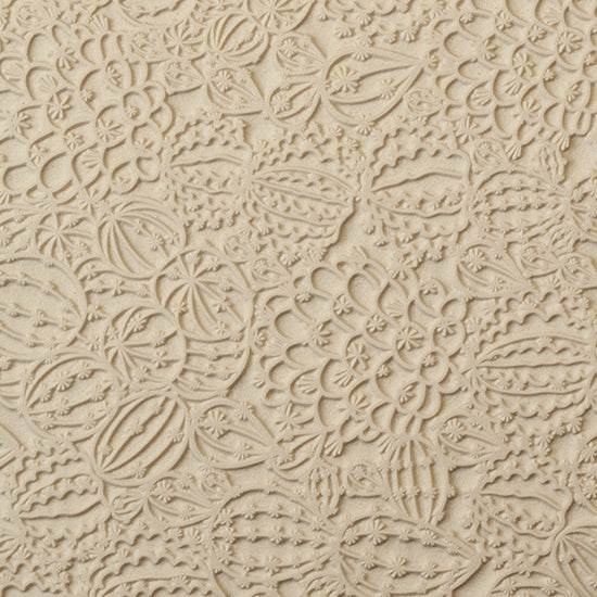 Mega Texture Tile - Don't Get Poked. Use to impress texture in soft clays. Mega Texture Tiles are perfect for projects both large and small. Mega Tiles measure 9-1/4" x 6" and are about 7 times larger than Texture Tiles. These textures are flexible, washable and can be used with any soft clay.