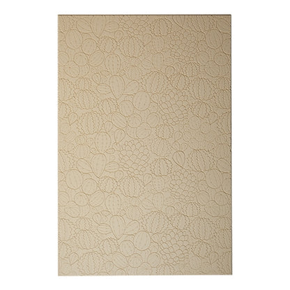 Mega Texture Tile - Don't Get Poked Fineline. Use to impress texture in soft clays. Mega Texture Tiles are perfect for projects both large and small. Mega Tiles measure 9-1/4" x 6" and are about 7 times larger than Texture Tiles. These textures are flexible, washable and can be used with any soft clay.