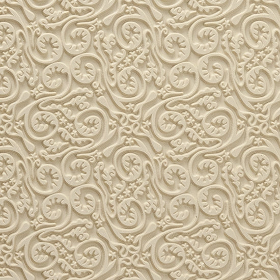 Mega Texture Tile - Desert Wind. Use to impress texture in soft clays. Mega Texture Tiles are perfect for projects both large and small. Mega Tiles measure 9-1/4" x 6" and are about 7 times larger than Texture Tiles. These textures are flexible, washable and can be used with any soft clay.