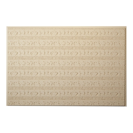 Mega Texture Tile - Dancing Spirits Fineline. Use to impress texture in soft clays. Mega Texture Tiles are perfect for projects both large and small. Mega Tiles measure 9-1/4" x 6" and are about 7 times larger than Texture Tiles. These textures are flexible, washable and can be used with any soft clay.