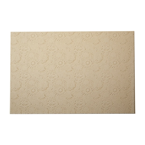 Mega Texture Tile - Flower Power. Use to impress texture in soft clays. Mega Texture Tiles are perfect for projects both large and small. Mega Tiles measure 9-1/4" x 6" and are about 7 times larger than Texture Tiles. These textures are flexible, washable and can be used with any soft clay.