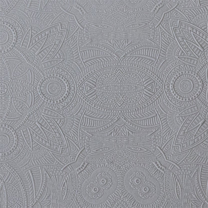 sample of Mega Texture Tile - Super Fineline Illusion. Use to impress texture in soft clays. Mega Texture Tiles are perfect for projects both large and small. Mega Tiles measure 9-1/4" x 6" and are about 7 times larger than Texture Tiles. These textures are flexible, washable and can be used with any soft clay.