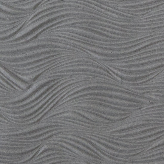 sample in clay Mega Texture Tile - Body Wave. Use to impress texture in soft clays. Mega Texture Tiles are perfect for projects both large and small. Mega Tiles measure 9-1/4" x 6" and are about 7 times larger than Texture Tiles. These textures are flexible, washable and can be used with any soft clay.