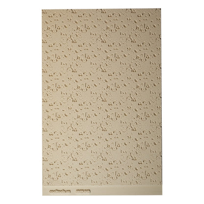 Canine Companions Embossed. Use to impress texture in soft clays. Mega Texture Tiles are perfect for projects both large and small. Mega Tiles measure 9-1/4" x 6" and are about 7 times larger than Texture Tiles. These textures are flexible, washable and can be used with any soft clay.