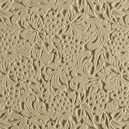 Mega Texture Tile - Tuscany Dreams. Use to impress texture in soft clays. Mega Texture Tiles are perfect for projects both large and small. Mega Tiles measure 9-1/4" x 6" and are about 7 times larger than Texture Tiles. These textures are flexible, washable and can be used with any soft clay.